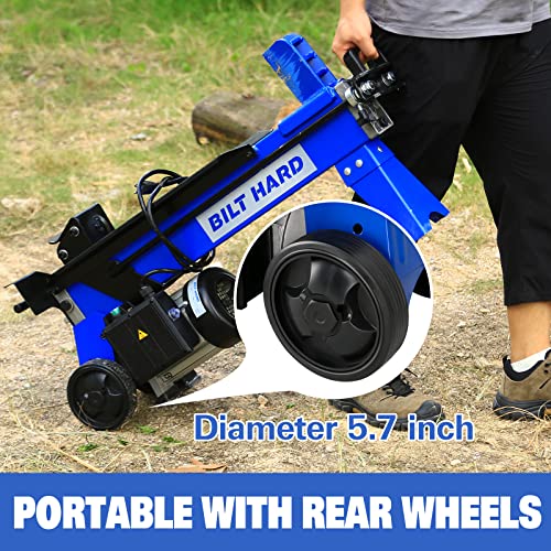 6.5 Ton Electric Log Splitter – 15Amp Hydraulic Ram, Horizontal Firewood Splitter