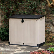 View 30 Cu. Ft. All-Weather Resin Storage Shed, Beige image 2