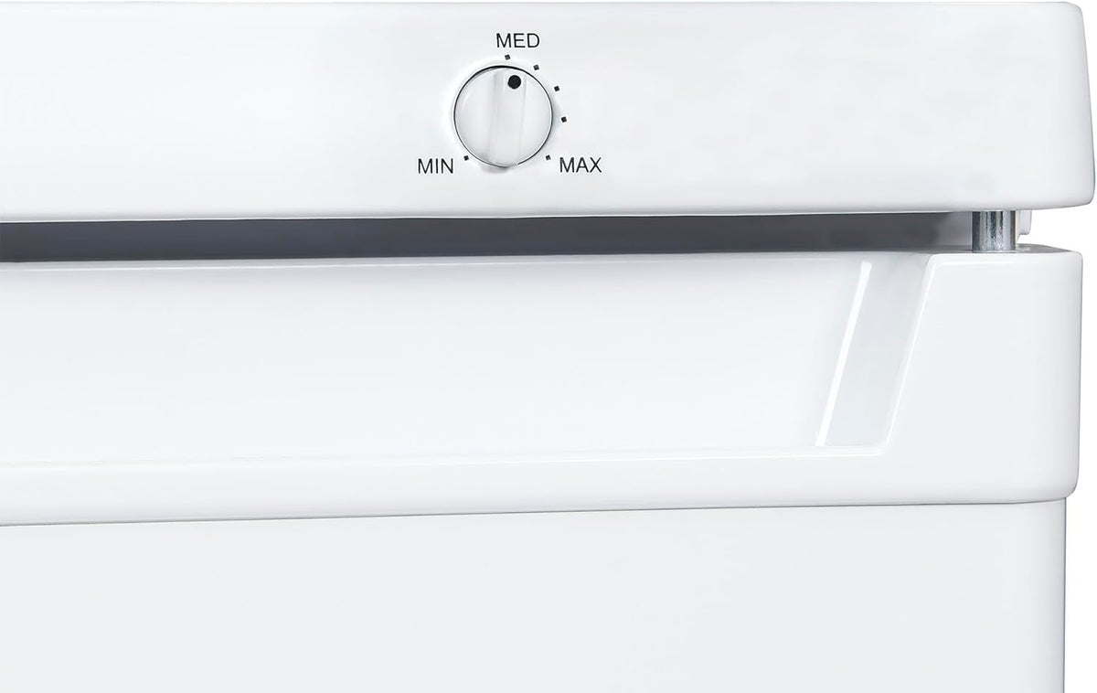 Exquisit Congelador Table Top 91L, Color Blanco, Clase E, Congelador 4 Estrellas, 4 Cajones Transparentes, Puerta Reversible, Control de Temperatura,