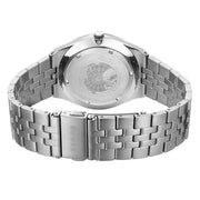 View Bering Titanium White Silver-tone Guilloche Dial Men's Watch image 2