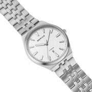 View Bering Titanium White Silver-tone Guilloche Dial Men's Watch image 6