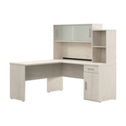 View Bestar Orford L-Shaped Desk with Hutch image 1