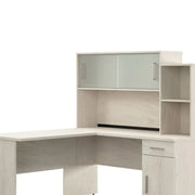 View Bestar Orford L-Shaped Desk with Hutch image 4
