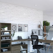 View Bestar Viva L-shaped Height-adjustable Workstation image 4