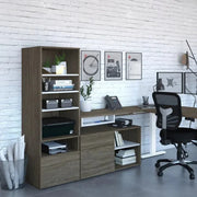 View Bestar Viva L-shaped Height-adjustable Workstation image 6