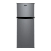View 4.6. Cu ft Two Door Mini Refrigerator with Freezer, Stainless Steel image 1