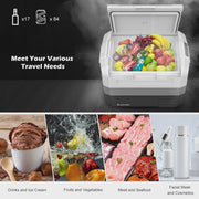 View Costway 58 Quart Portable Electric Car Cooler Refrigerator Compressor Freezer for RVs Camping image 2