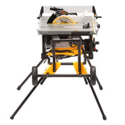 View 15 Amp 10-Inch Corded Jobsite Table Saw with Rolling Stand image 2