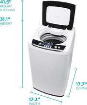 View BLACK DECKER 0.9 Cu. Ft. Portable Washing Machine - 5 Wash Cycles image 2