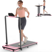View ANCHEER Portable Folding Walking Pad 300lb, 7.5 MPH Under Desk Treadmill with Remote Control LED Display,2 in 1 Walking Pad Treadmill for... image 1