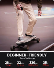 View Caribou Electric Skateboard – 32 MPH, 26 Mile Range, Dual 1000W Motors, Longboard for Adults & Teens, 6-Month Warranty image 3