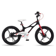 View 18" Magnesium Alloy Kids Bike – Dual Disc Brake, Lightweight Frame, Black image 2