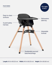View Chair Convertible High Dishwasher image 3