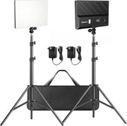 View D50 LED Video Light Panel Lights 15.4", 2 Packs 45W 3000K-8000K Bi-Color Dimmable Photography Lighting, CRI 96 Videography Lighting for Video Shooting/Gaming/Live Stream/Studio/Film image 1