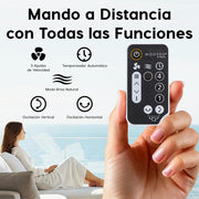 View Iris Ohyama Woozoo, 30m², Ventilador de mesa, Blanco, 5 velocidades, Mando a distancia, Oscilación multidireccional, Silencioso, Potente, Escritorio, image 4
