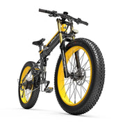 View 1000W 26-Inch Fat Tire Folding Electric Mountain Bike, Dual Crown Fork, 17.5Ah image 2