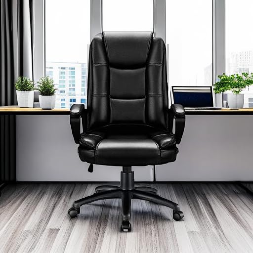 400 LBS Big and Tall Office Chair, Heavy Duty Ergonomic Computer Desk Chair for Home Office and Workspace