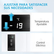 View MIDEA Arcon Congelador Pequeño Horizontal de 99L, Motor Inverter, Control Electrónico de Temperatura, Tecnologia D-TYPE Tube, Cestas con Asa, Easy image 4