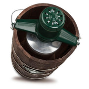 View 6-Quart Electric Ice Cream Maker, Green and Brown image 6