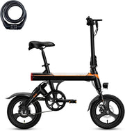 View EB3 Electric Bike Adults 21mph, 500W Peak Motor, 270Wh Battery, Rear Suspension, 3 Levels Assist, 14" Folding Ebike for Adults and Teens, Complies to UL2849 image 2