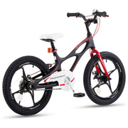 View 18" Magnesium Alloy Kids Bike – Dual Disc Brake, Lightweight Frame, Black image 3