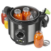 View 12-Quart Digital Canner, Black Stainless Steel image 3