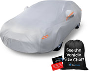View 10-Layer Waterproof Car Cover, All Weather Vehicle Protection Cover image 1