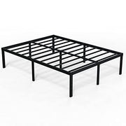 View EMODA Queen Bed Frame No Box Spring Needed 18 Inch Heavy Duty Metal Tall Platform Bed Frame image 4
