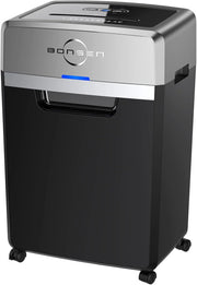 View Heavy Duty Paper Shredder, 24-Sheet Cross-Cut Shredder, 40-Min Continuous Running Time, Commercial Grade Shredder for Office, 9-Gallon Big Basket, 55dB Super Quiet, P-4 High Security (S3105) image 1