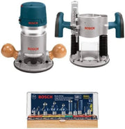 View 12-Amp 2.25 HP Wood Router Combo Kit with Plunge Router, Fixed Base and Variable Speed image 4