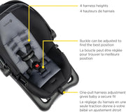 View Infant Car Seat, 4 Positions, Black image 2