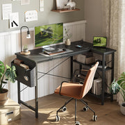 View 40 Inch L Shaped Computer Desk, Compact Corner Office Desk for Home Office, Study and Small Spaces image 2