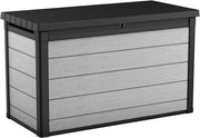 View 200 Gallon Resin Deck Box, Extra Large Outdoor Storage Container for Patio, Garden, Yard and Pool Area image 1
