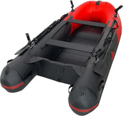View Inflatable Boat | Yacht Dinghy Tender Raft | Multi Person Fishing Boat | Aluminum Floor Oars | Fishing Rod Holders | Heavy-Duty PVC | 2024 Model | image 1