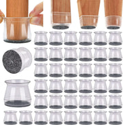 View BUMACO 40Pcs Chair Leg Floor Protectors Silicone Covers to Protect Floors image 1