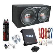 View 1200W Dual Car Subwoofers with 1100W Amplifier and Capacitor image 1