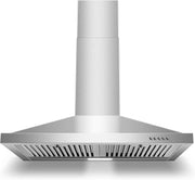 View 30-inch Wall Mount Range Hood 450CFM - Stainless Steel Kitchen Vent Hood, Ultra Quiet 55dB, Ducted/Ductless Convertible, 3-Speed + LED Light,... image 1