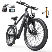 View 26 in Electric Bike for Adult,400W Motor,Top Speed 25MPH,40Miles Long Range,City Commuting E-bicycle With Front Fork Suspension, Dual Disc Brakes image 3
