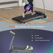 View Ambifirner Easy Folding Treadmill with Adjustable Incline, Wide Running Deck, Foldable Design, Digital Monitor Mini Treadmill for Home Office image 4