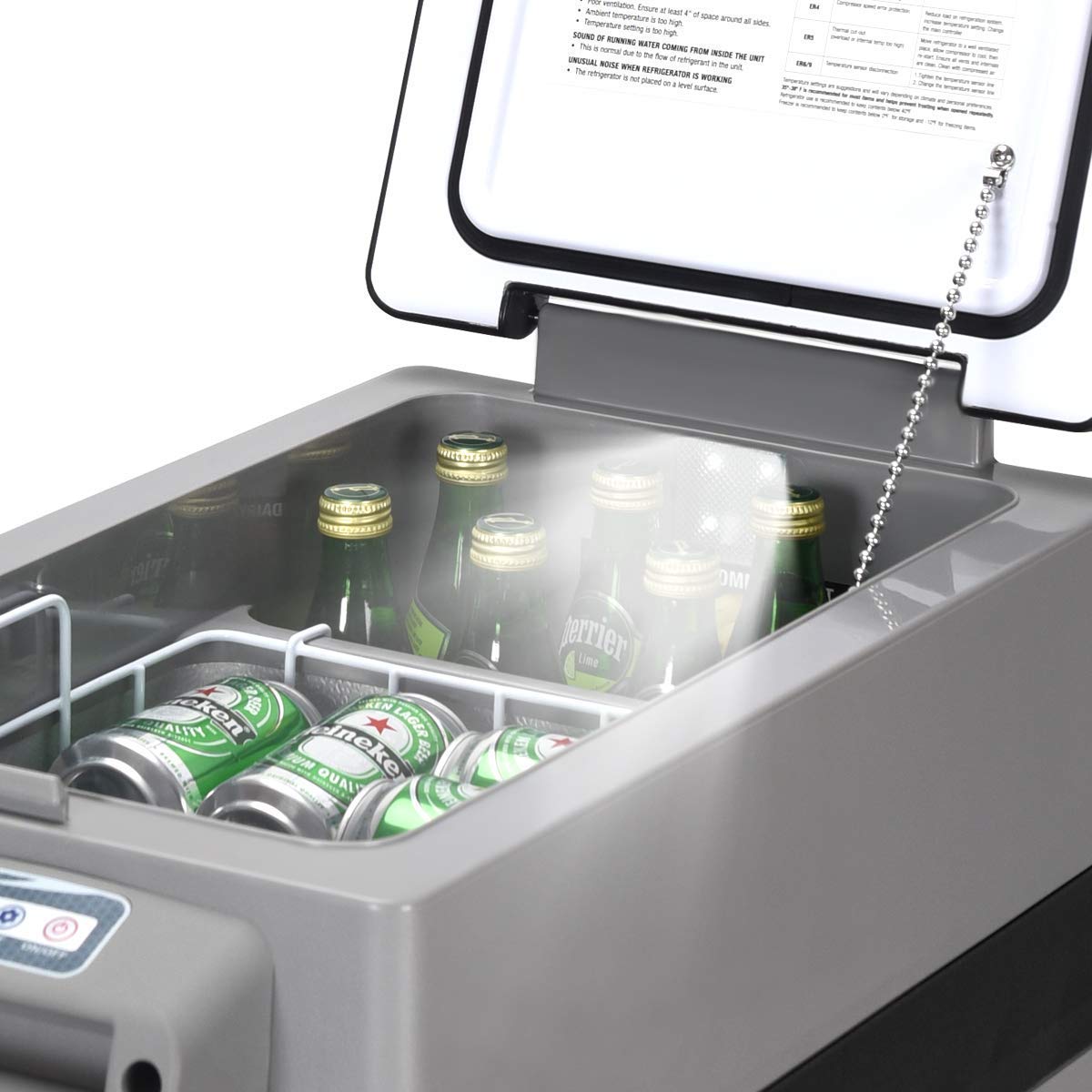 44 Quart Portable Refrigerator – Compact Car Fridge/Freezer for Vehicle