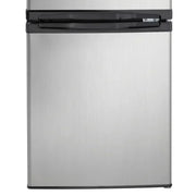View Danby Designer 3.1 cu. ft. Dual Door Compact Fridge with Freezer in Stainless-steel Look image 5