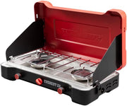 View Mountain Series Everest 2X - High Output Two-Burner Camp Stove - Lid Doubles as Windscreen - Portable Cooking Stove - For Outdoor Cooking - 20,000 BTU Burners - 215 Sq In Cooking Area image 3