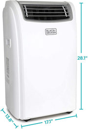 View 14,000 BTU Portable Air Conditioner with Heat and Remote Control, White image 6