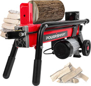 View 7-Ton Electric Log Splitter, 15 Amp, 3500 Motor Speed, Horizontal Full Beam Design with Steel Wedge image 2