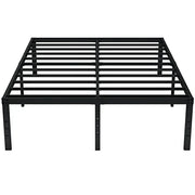 View EMODA Queen Bed Frame No Box Spring Needed 18 Inch Heavy Duty Metal Tall Platform Bed Frame image 3