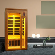 View Dynamic Saunas Barcelona 1- to 2-person Infrared Carbon Sauna image 1
