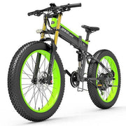 View 1000W 26-Inch Fat Tire Folding Electric Mountain Bike, Dual Crown Fork, 17.5Ah image 3