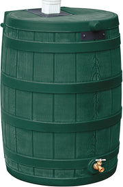 View Good Ideas Rain Wizard 50 Gallon Plastic Outdoor Home Rain Barrel Water Storage Collector image 4