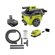 View 18V Cordless 6-Gallon Wet/Dry Vacuum Kit with 4.0Ah Battery, Charger and Accessories image 1