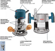 View 12-Amp 2.25 HP Variable-Speed Router Combo Kit with Plunge Router and Fixed Base image 3